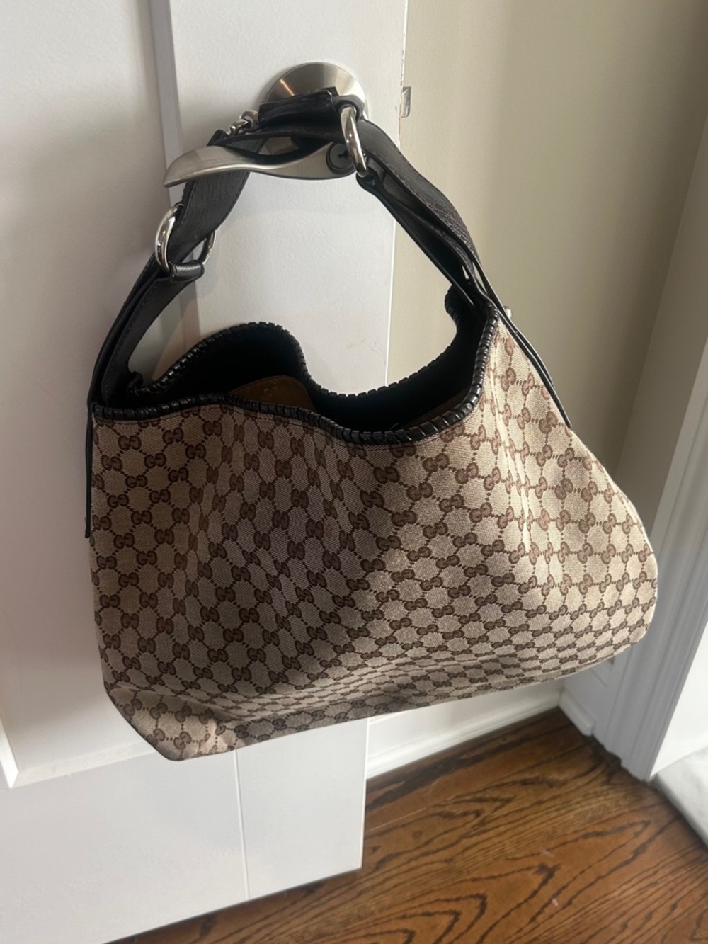 GG Canvas Hobo Bag - Picture 9 of 15